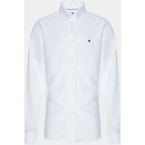 Textil Homem Camisas mangas comprida Lion Of Porches LP001897-001-1-1 Branco