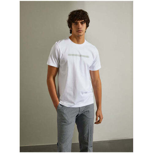 Textil Homem T-shirts e Pólos Lion Of Porches LP002543-1-1-1 Branco
