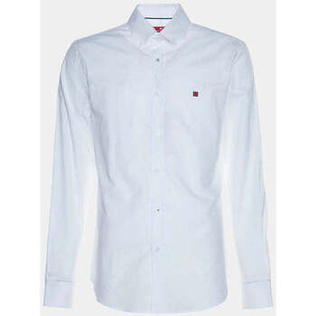 Textil Homem Camisas mangas comprida Botins / Botas Baixas LP002743-1-1-1 Branco
