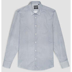 Textil Homem Camisas mangas comprida Antony Morato MMSL00628-FA430489-1000-1-31 Branco