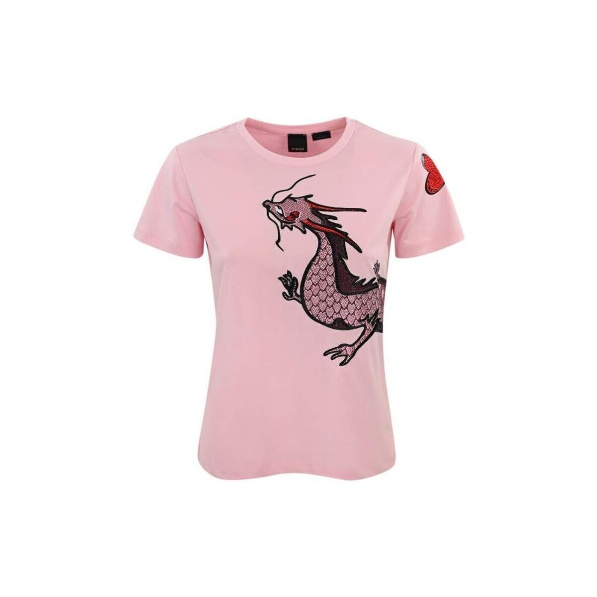 Textil Mulher T-shirts e Pólos Pinko QUENTIN 100535 A1QT-N78 Rosa