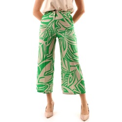 Textil Mulher Calças Linea Emme Marella 15131142 Verde