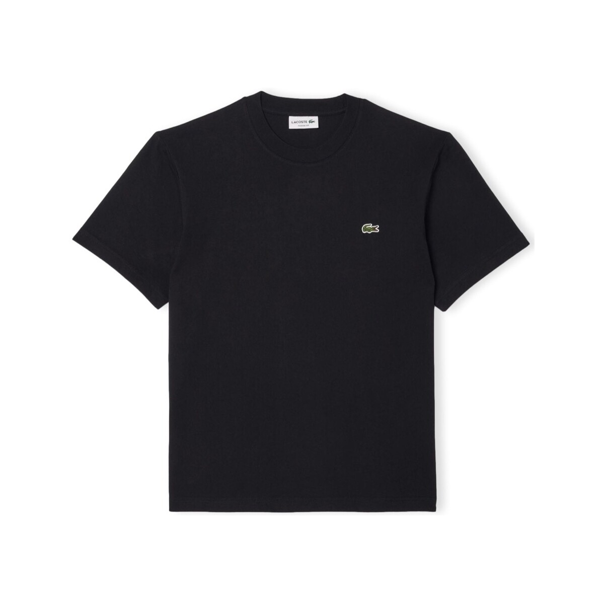 Textil Homem T-shirts e Pólos Lacoste T-Shirt Classic Fit - Noir Preto