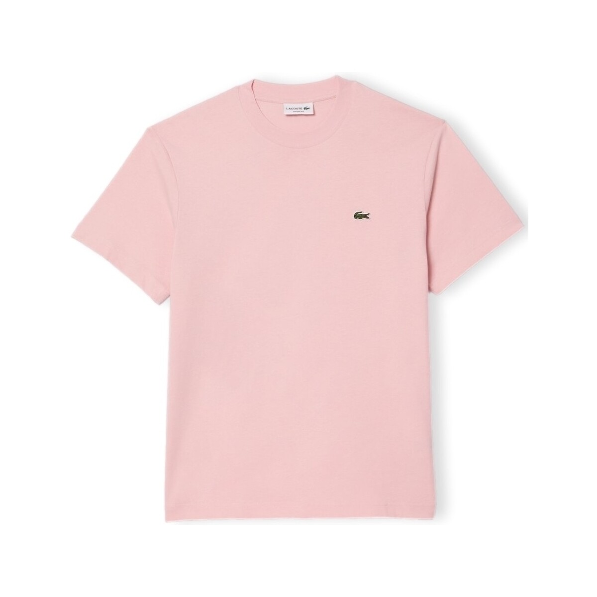 Textil Homem T-shirts e Pólos Lacoste T-Shirt Classic Fit - Rose Rosa