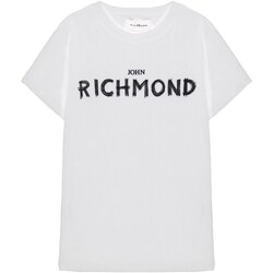 Textil Rapaz T-shirt mangas compridas John Richmond RBP24059TS Branco