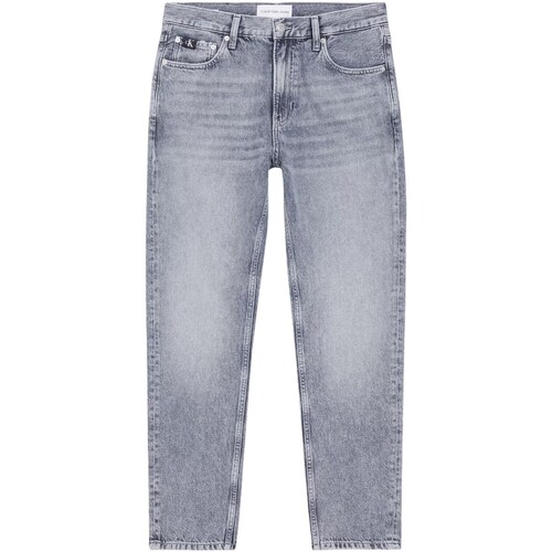 Textil Homem Calças Jeans Calvin Klein Jeans T-shirt con collo a lupetto e logo J30J324837 Cinza