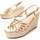 Sapatos Mulher Alpargatas Leindia 88501 Ouro