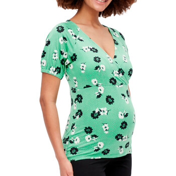 Textil Mulher T-shirts AND e Pólos Mamalicious  Verde