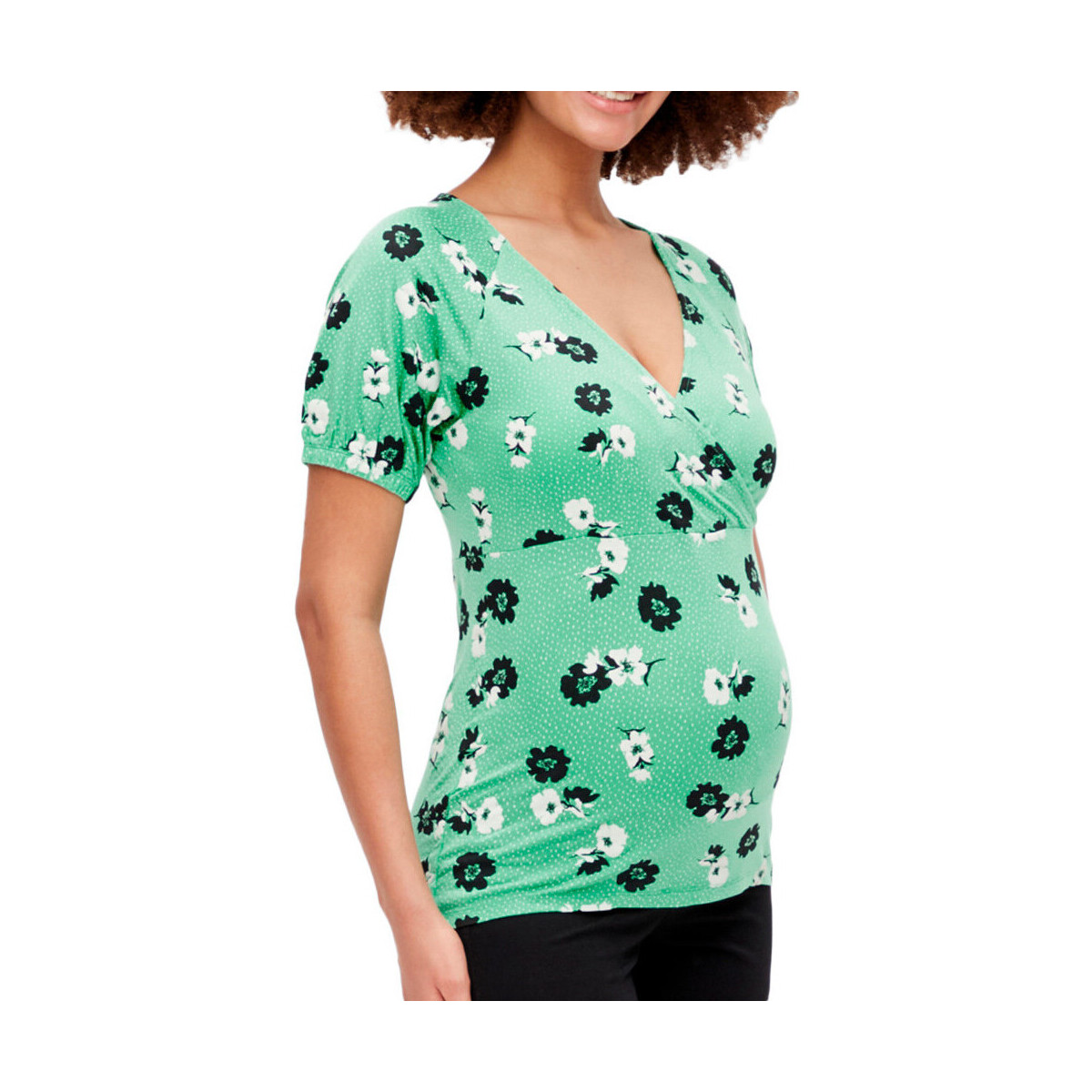 Textil Mulher T-shirts e Pólos Mamalicious  Verde