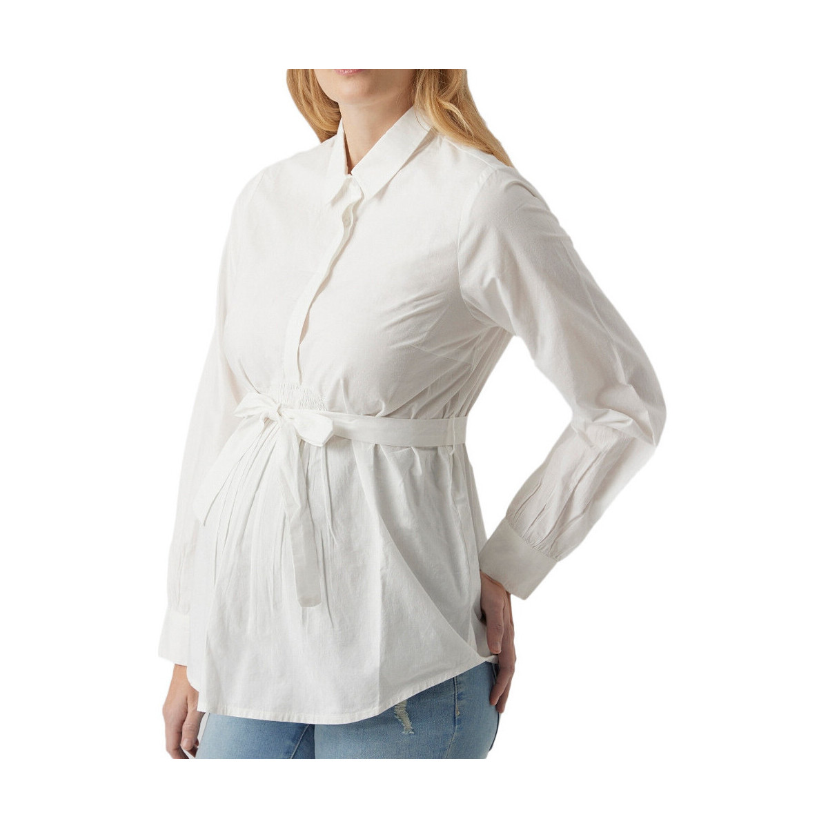 Textil Mulher camisas Mamalicious  Branco