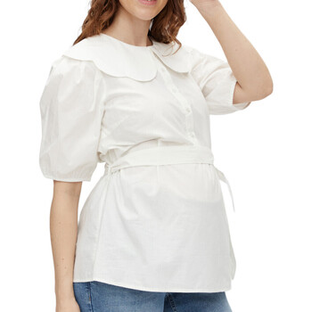 Textil Mulher Tops / Blusas Mamalicious  Branco