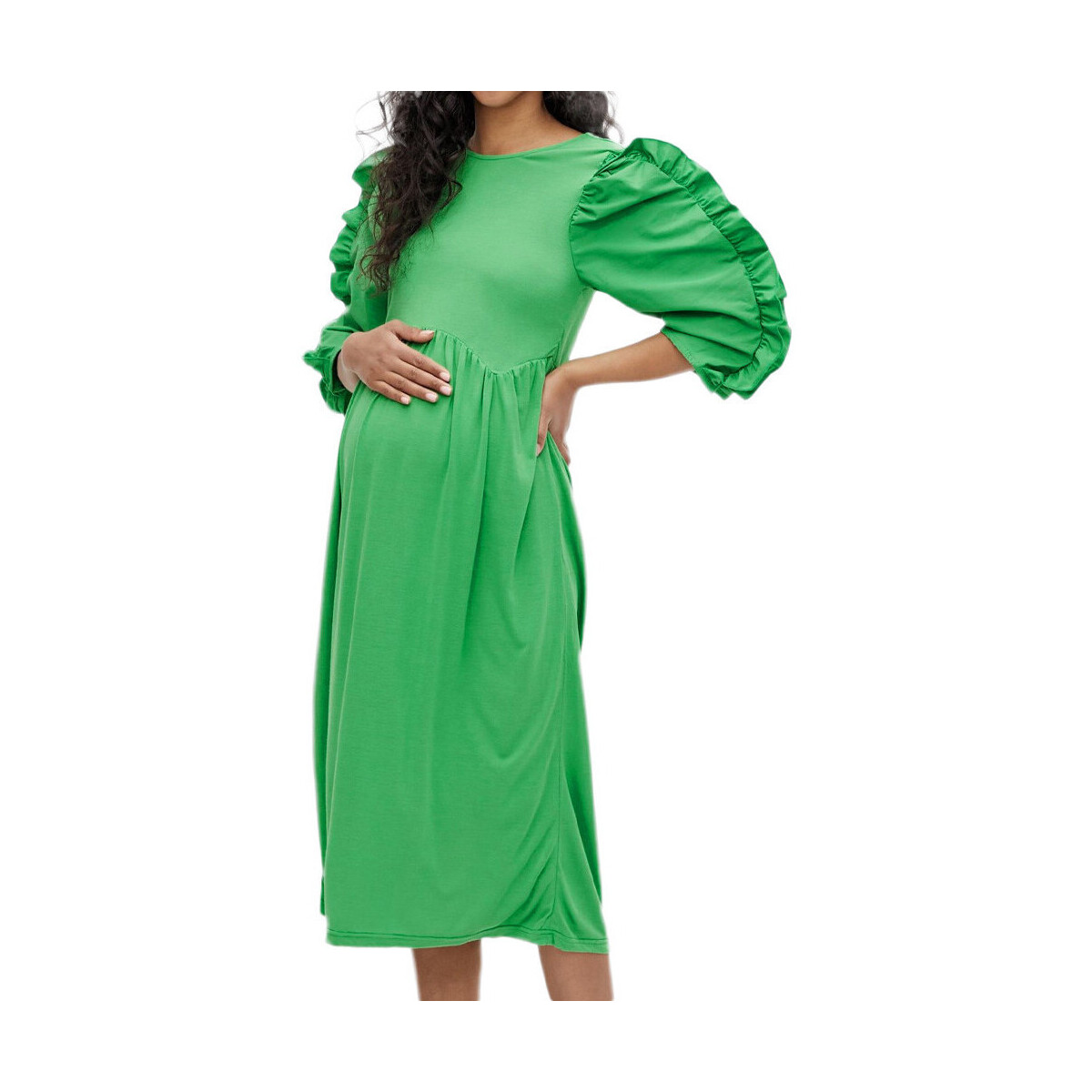 Textil Mulher Vestidos Mamalicious  Verde