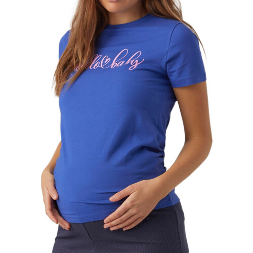 Textil Mulher T-shirts AND e Pólos Mamalicious  Azul