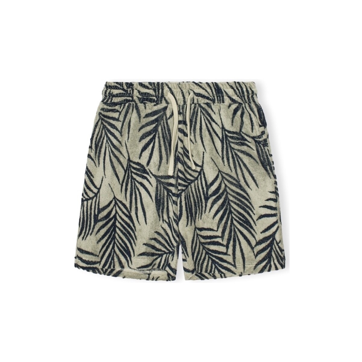 Textil Homem Shorts / Bermudas Revolution Calções Terry - Off White Verde