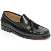 Sapatos Homem Mocassins Latino Sapatos Castellanos em pele da Preto