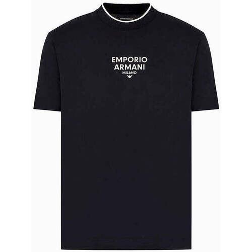 Textil Homem T-shirts e Pólos Emporio Armani 3D1T731JPZZ09R6-3-1 Azul
