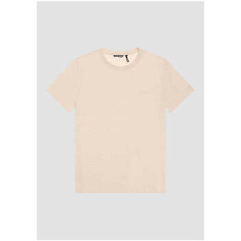 Textil Homem T-shirts e Pólos Antony Morato MMKS02366-FA100231-2081-7-1 Bege