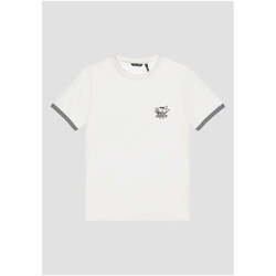 Textil Homem T-shirts e Pólos Antony Morato MMKS02376-FA100144-1011-18-1 Branco