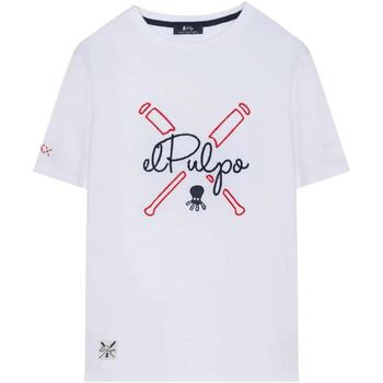 Textil Rapaz T-Shirt mangas curtas Elpulpo  Branco