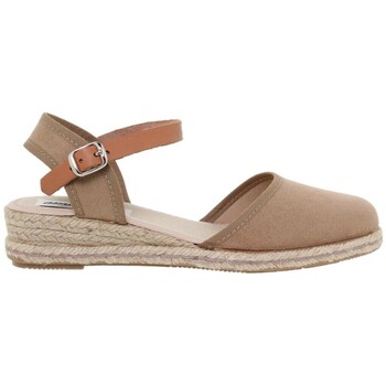 Sapatos Mulher Alpargatas Amelie Alpargatas bege com cunha baixa de Bege