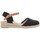 Sapatos Mulher Alpargatas Amelie Alpargatas de mujer con cuña by Preto