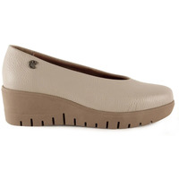 Sapatos Mulher Sabrinas Chamby Sapatilhas de ballet em pele bege da Bege