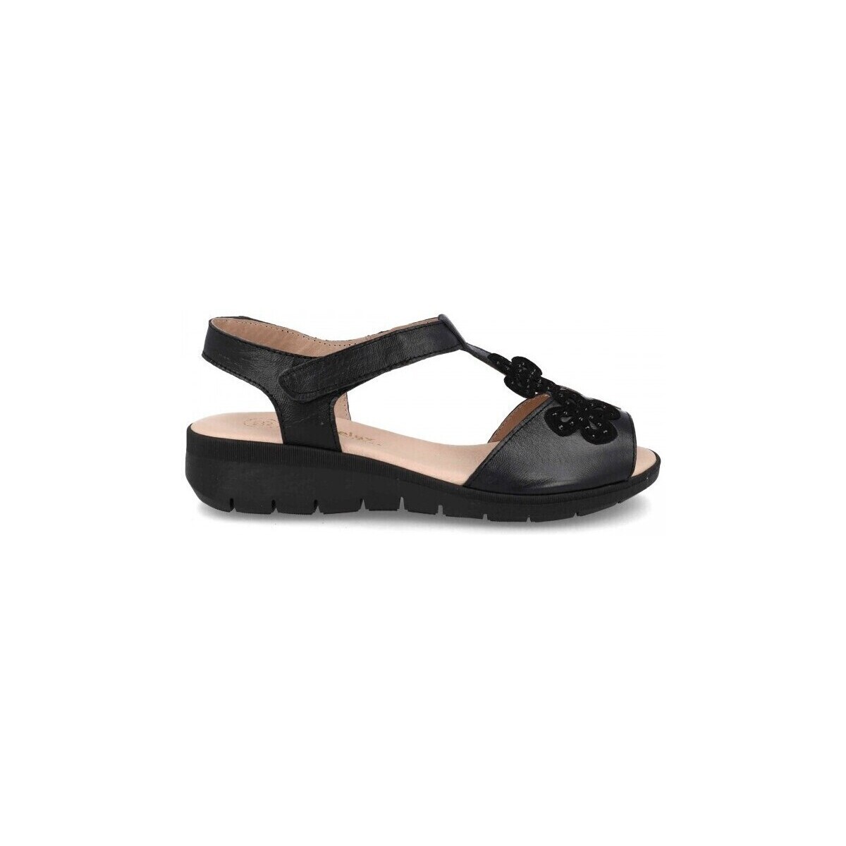 Sapatos Mulher Sandálias Cbp - Conbuenpie Sandalia de piel de mujer by TROPPA (R.ST) Preto