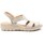 Sapatos Mulher Sandálias Cbp - Conbuenpie Sandálias anatómicas em pele bege da CBP Bege