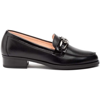 Sapatos Mulher Mocassins Par Y Medio Mocassins em pele da Preto