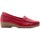 Sapatos Mulher Mocassins Cbp - Conbuenpie Mocassins de couro da CBP Vermelho