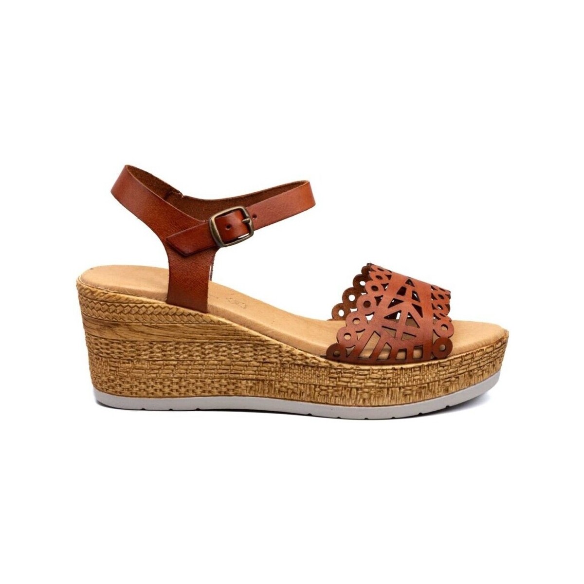 Sapatos Mulher Sandálias Cbp - Conbuenpie Sandálias de couro da CBP Castanho
