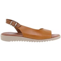 Sapatos Mulher Sandálias Blusandal Sandálias de couro amarelas da Amarelo
