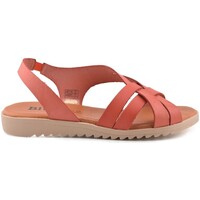 Sapatos Mulher Sandálias Blusandal Sandálias rasas de couro coral da Outros