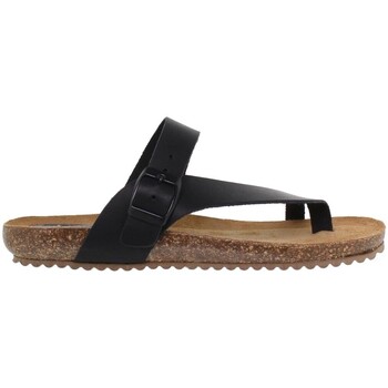 Sapatos Mulher Sandálias Blusandal Sandálias Bio Leather da Preto