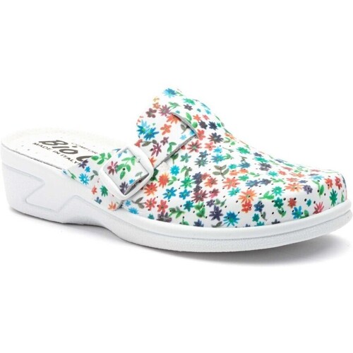 Sapatos Mulher Setor medical / alimentar Bio Up Socas anatómicas em pele multicoloridas da Multicolor