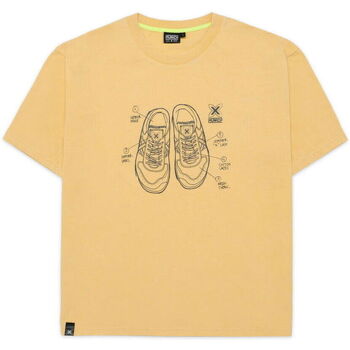 Textil Homem T-Shirt Round Neck Bullet Munich T-shirt sneakers 2507227 Yellow Amarelo