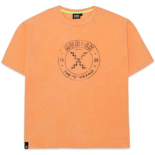 Textil Homem Ao registar-se beneficiará de todas as promoções em exclusivo Munich T-shirt vintage 2507231 Orange Laranja