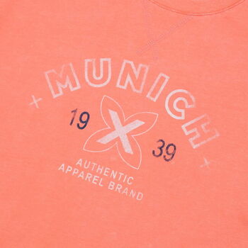 Munich T-shirt vintage 2507234 Coral Multicolor
