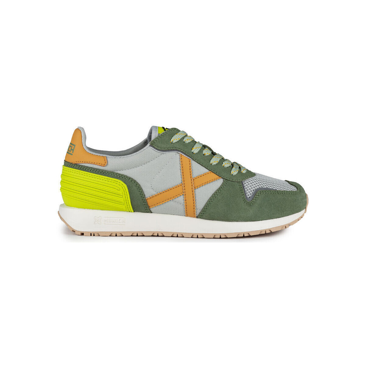 Sapatos Homem Sapatilhas Munich Massana club 8620537 Verde/Multicolor Verde