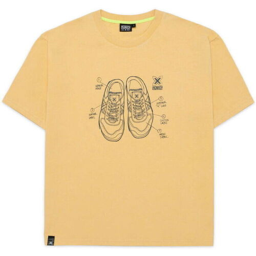 Textil Homem T-Shirt mangas curtas Munich T-shirt sneakers Amarelo