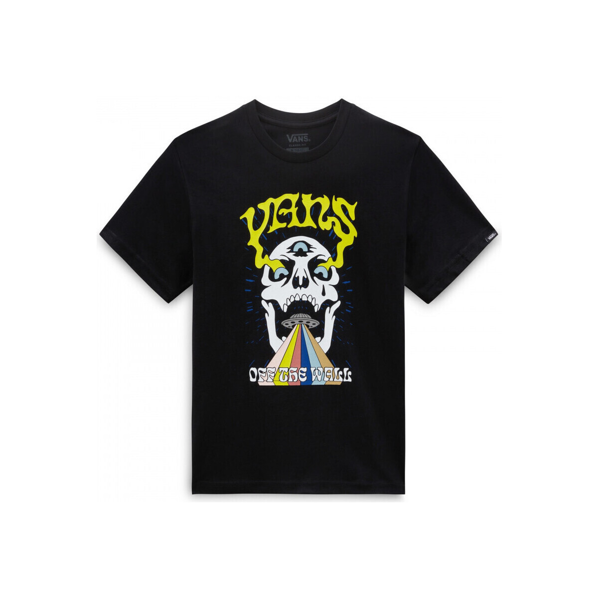 Textil Criança T-shirts e Pólos Vans skull ss Preto