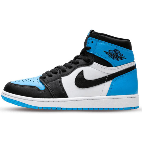 Sapatos Sapatos de caminhada Air Jordan 1 High OG Unc Toe Azul