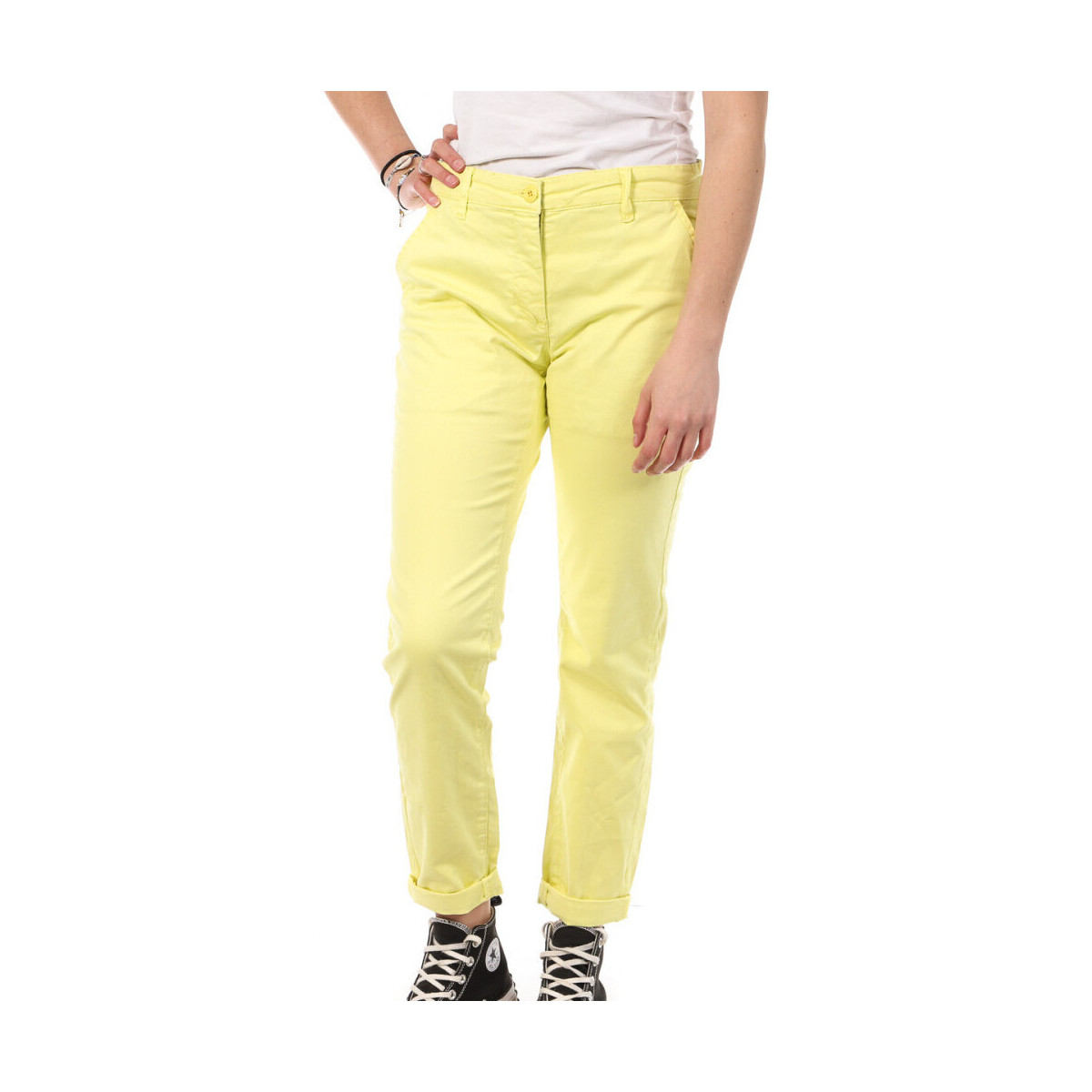 Textil Mulher Chinos Joseph In  Amarelo