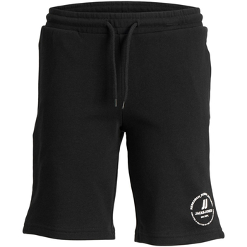 Textil Rapaz Shorts / Bermudas Jack & Jones 12249966 JPSTSWIFT SWEAT SHORTS AUT SN JNR BLACK Preto