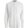 Textil Homem Camisas mangas comprida Jack & Jones 12248410 JJESUMMER TUNIC LINEN BLEND Tall SHIRT LS SN WHITE Branco
