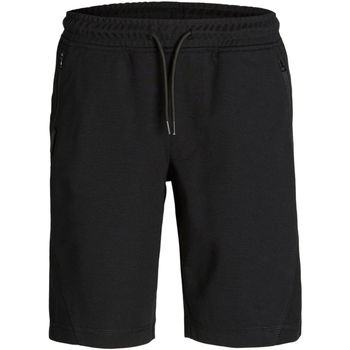 Textil Rapaz Shorts / Bermudas Jack & Jones 12254364 JPSTENCLOUD SWEAT SHORTS BEX  NOOS JNR BLACK Preto