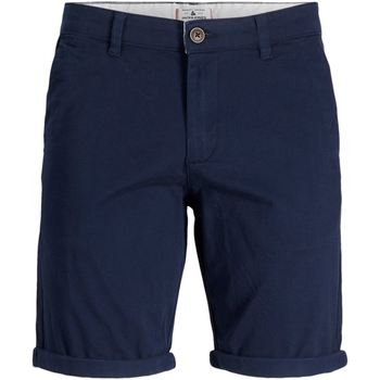 Textil Rapaz Shorts / Bermudas Tipo de fecho 12255339 JPSTDAVID JJCHINO SHORTS AKM SN MNI NAVY BLAZER Azul