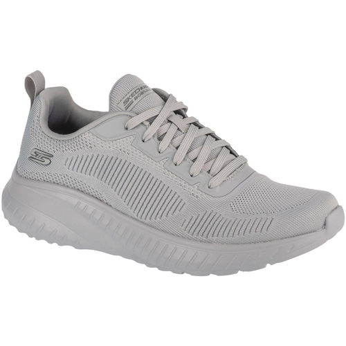 Sapatos Homem Sapatilhas Skechers Bobs Squad Chaos-Prism Bold Cinza