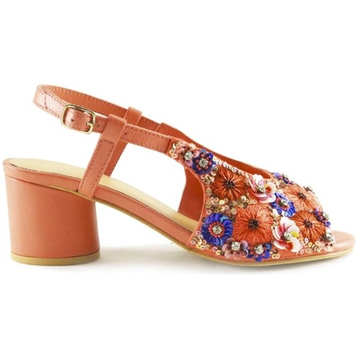 Sapatos Mulher Sandálias Parodi Sunshine Shoes  Coral - 53/1856/02 7
