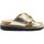 Sapatos Mulher Chinelos Parodi Sunshine Shoes  Gold - 53/1861/01 